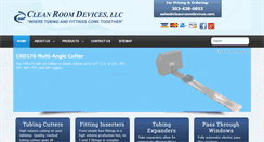 Desktop Screenshot of cleanroomdevices.com